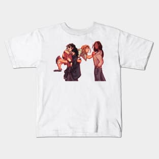 Sloan and her... evil henchmen? Kids T-Shirt